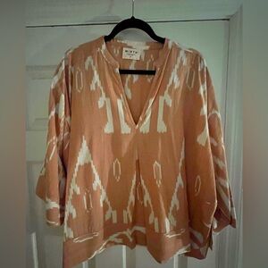 Mirth Peach tunic top